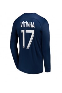 Fotbalové Dres Paris Saint-Germain Vitinha Ferreira #17 Domácí Oblečení 2022-23 Dlouhý Rukáv